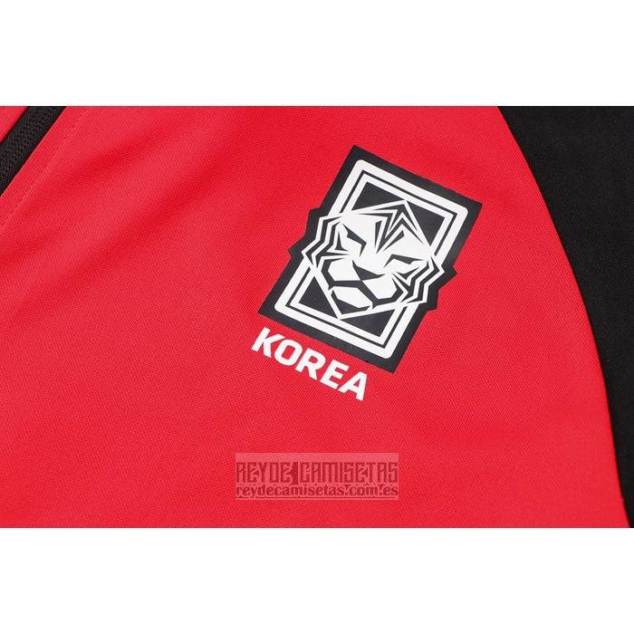 Chaqueta del Corea del Sur 2022-2023 Negro y Rojo